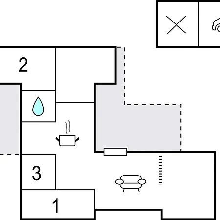3 Bedroom Lovely In Сasa de vacaciones Store Fuglede